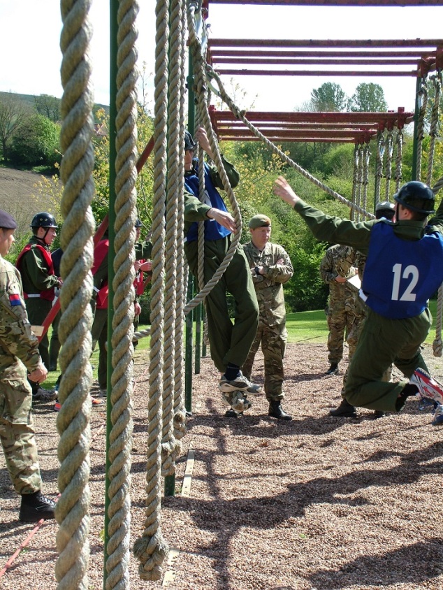 Officer candidates put through their paces at AOSB.